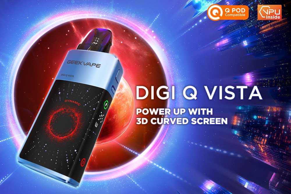 GeekVape Digi Q Vista E-Zigaretten Set 1600 mAh 35 W GeekVape Digi Q Vista E-Zigaretten Set 1600 mAh 35 W