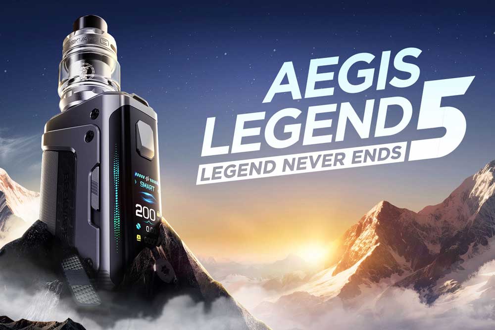 Geekvape Aegis Legend 5  Robustes 200-Watt-Kit mit Z-Tank