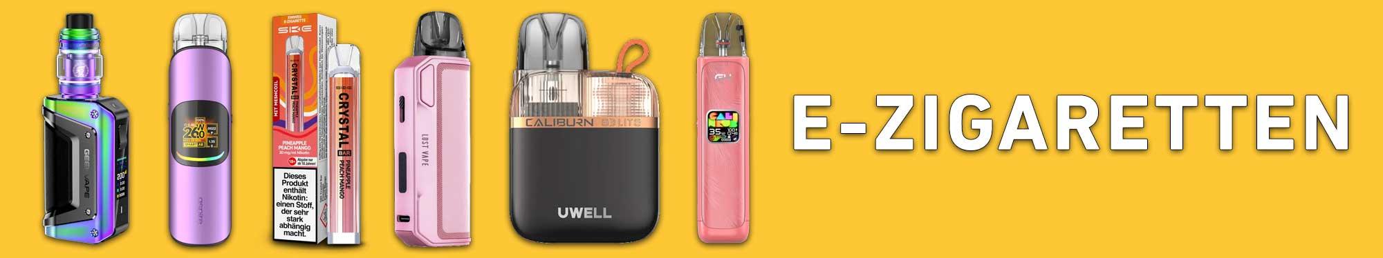 E-Zigaretten – Moderne Geräte für jeden Dampfer