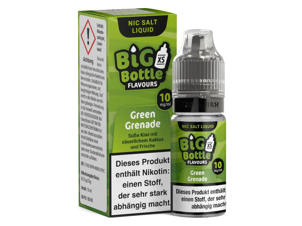 Big Bottle - Green Grenade - Nikotinsalz Liquid - 10 mg/ml time4smoke.de