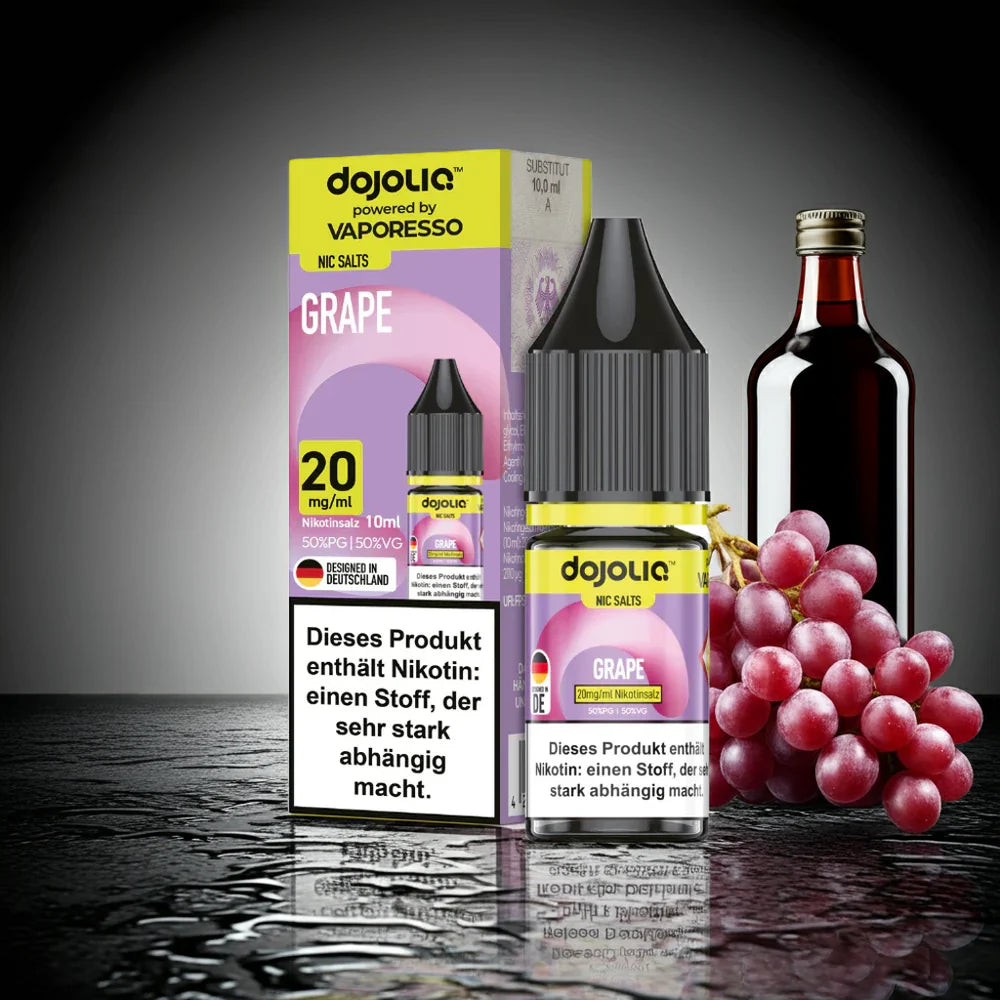 Dojoliq Grape Nikotinsalz Liquid – Fruchtige Frische für Deine E-Zigarette