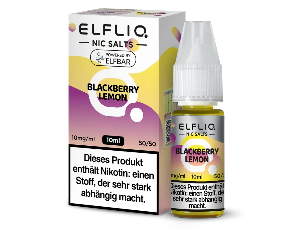 ELFLIQ - Blackberry Lemon - Nikotinsalz Liquid - 10 mg/ml time4smoke.de