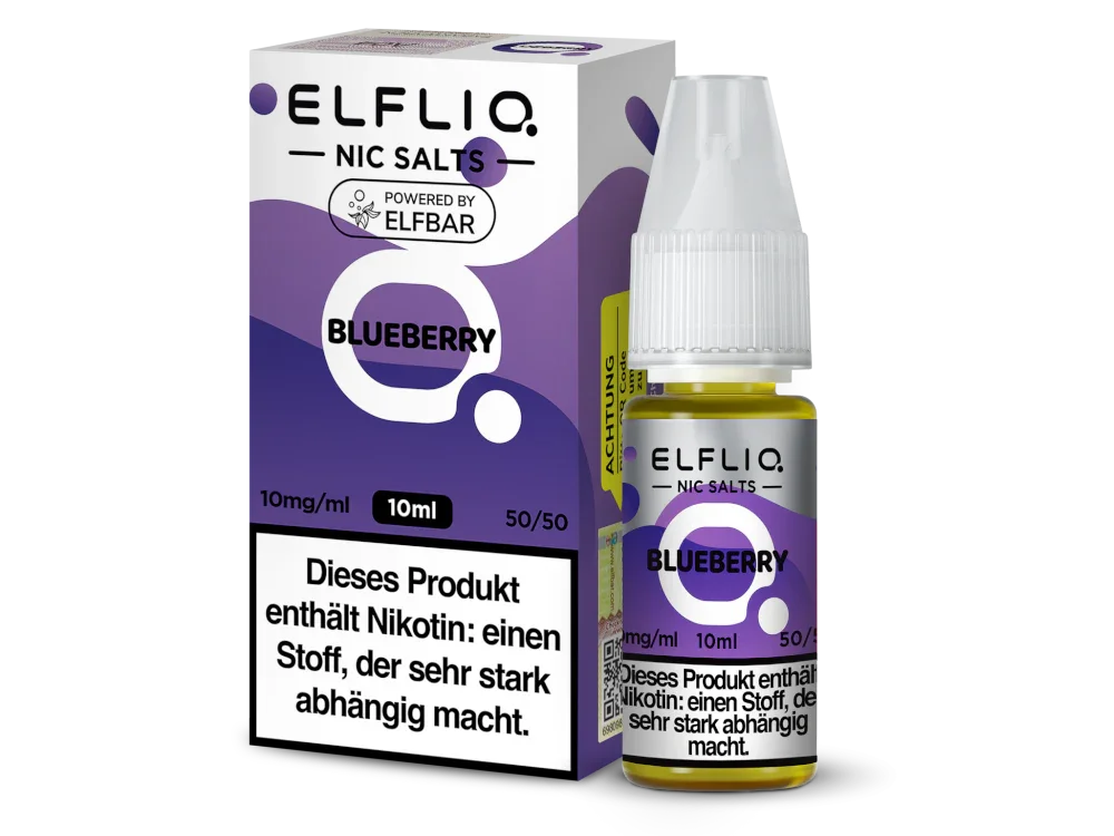 ELFLIQ - Blueberry - Nikotinsalz Liquid - 10 mg/ml time4smoke.de