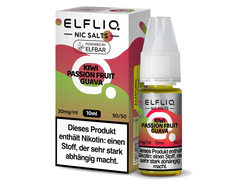 ELFLIQ - Kiwi Passion Fruit Guava - Nikotinsalz Liquid - 10 mg/ml time4smoke.de
