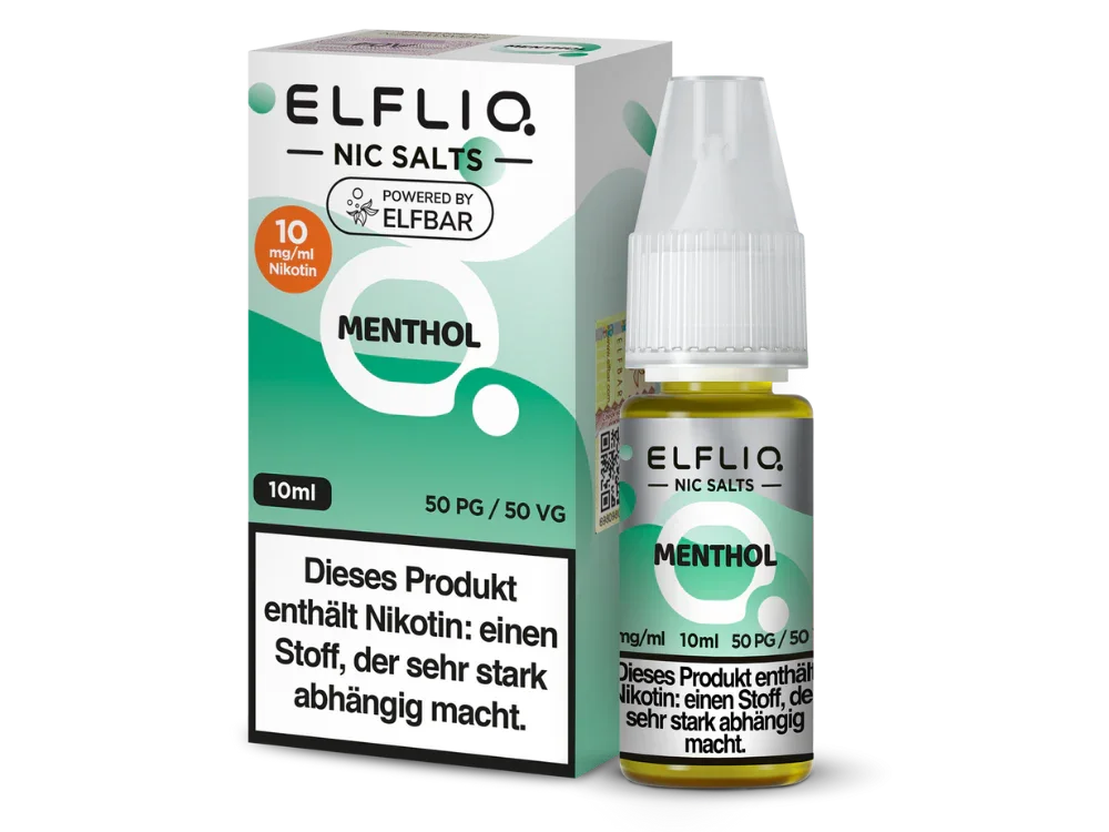 ELFLIQ - Menthol - Nikotinsalz Liquid - 1er Packung / 10 mg/ml time4smoke.de