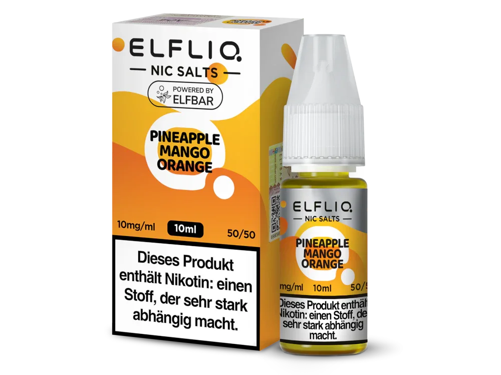 ELFLIQ - Pineapple Mango Orange - Nikotinsalz Liquid - 10 mg/ml time4smoke.de