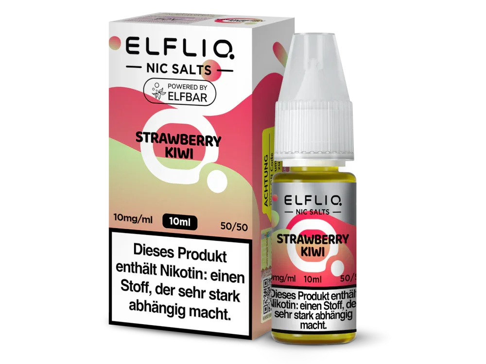 ELFLIQ - Strawberry Kiwi - Nikotinsalz Liquid - 10 mg/ml time4smoke.de