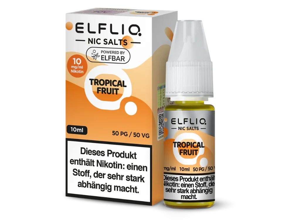 ELFLIQ - Tropical Fruit - Nikotinsalz Liquid - 1er Packung / 10 mg/ml time4smoke.de