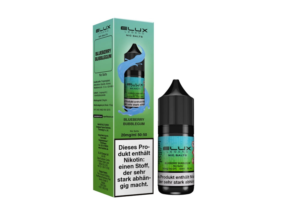 Elux - Legend - Blueberry Bubblegum - Nikotinsalz Liquid