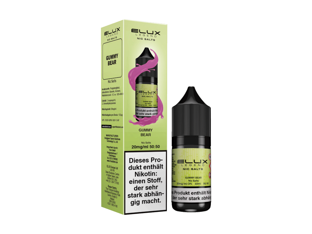Elux - Legend - Gummy Bear - Nikotinsalz Liquid