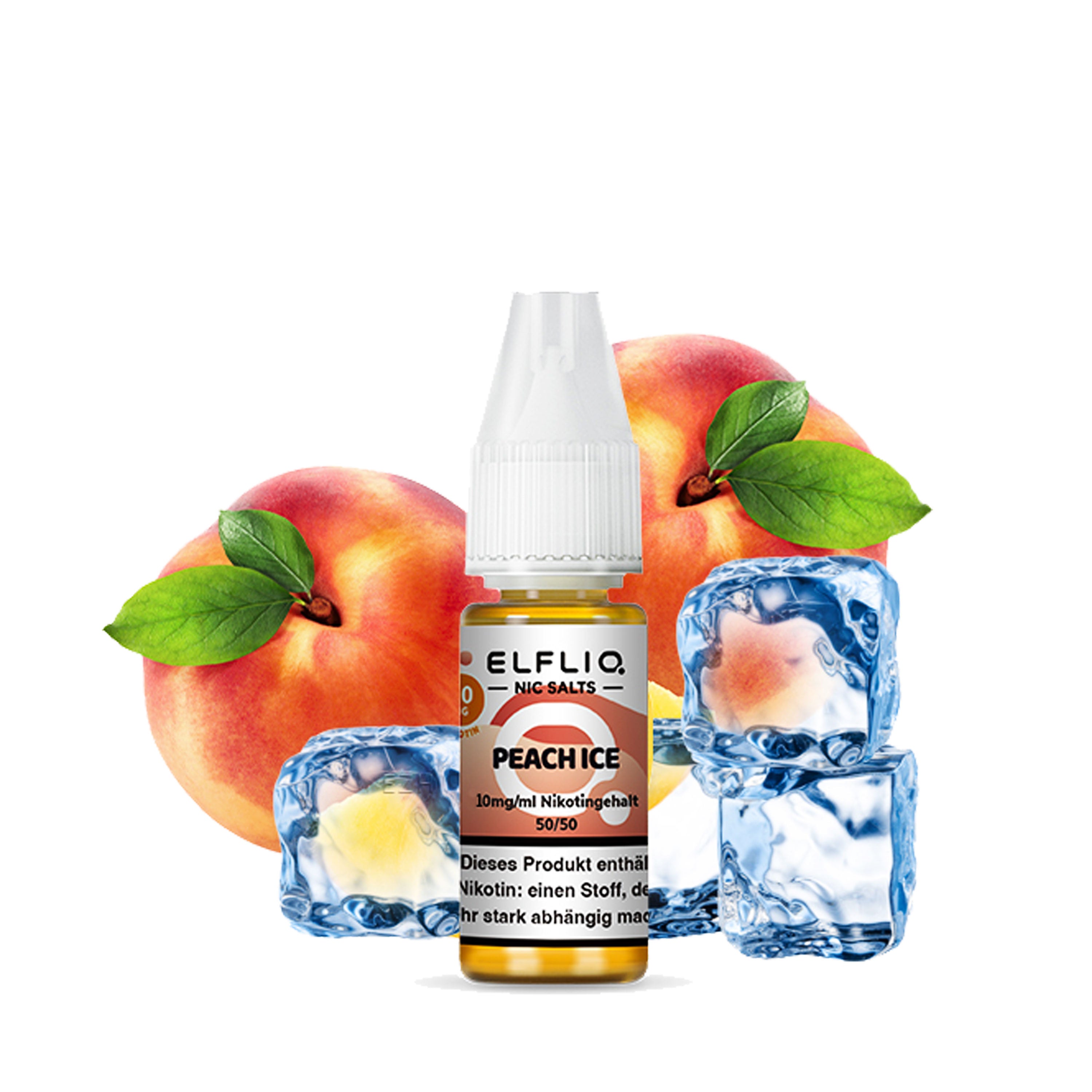 Elfliq by Elfbar - Peach Ice - Nikotinsalz Liquid (10 ml)