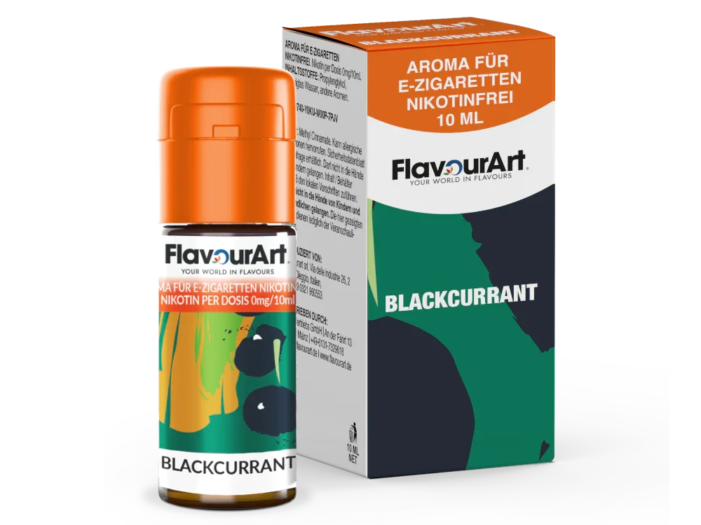 FlavourArt - Aroma 10 ml - Black Currant - Black Currant / 1er Packung time4smoke.de