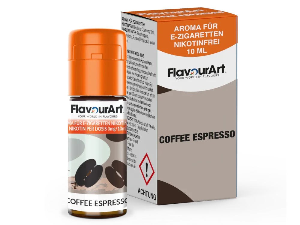FlavourArt - Aroma 10 ml - Coffee Espresso - Coffee Espresso / 1er Packung time4smoke.de