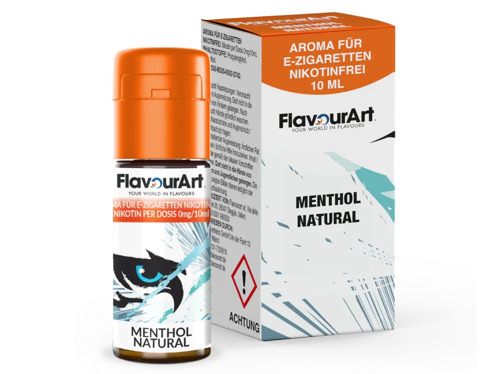 FlavourArt - Aroma 10 ml - Menthol Natural - Menthol Natural / 1er Packung time4smoke.de