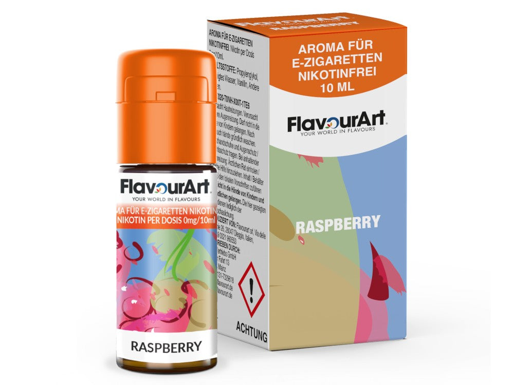 FlavourArt Aroma Raspberry 10 ml | Intensives Himbeeraroma FlavourArt Aroma Raspberry 10 ml | Intensives Himbeeraroma