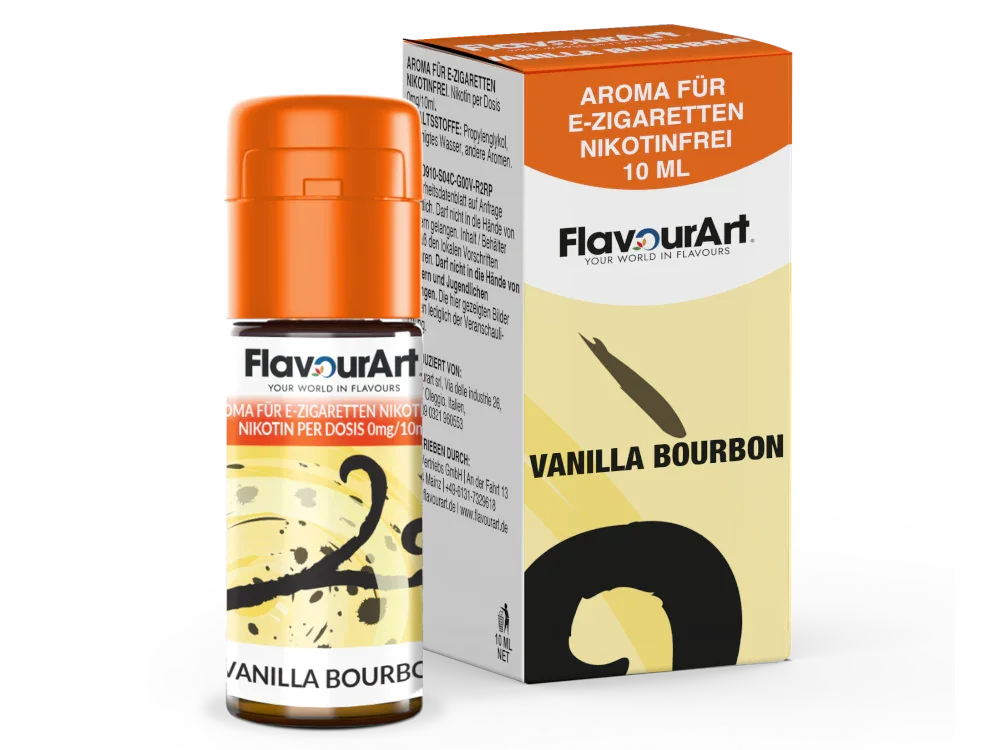 FlavourArt - Aroma 10 ml - Vanilla Bourbon - Vanilla Bourbon / 1er Packung time4smoke.de