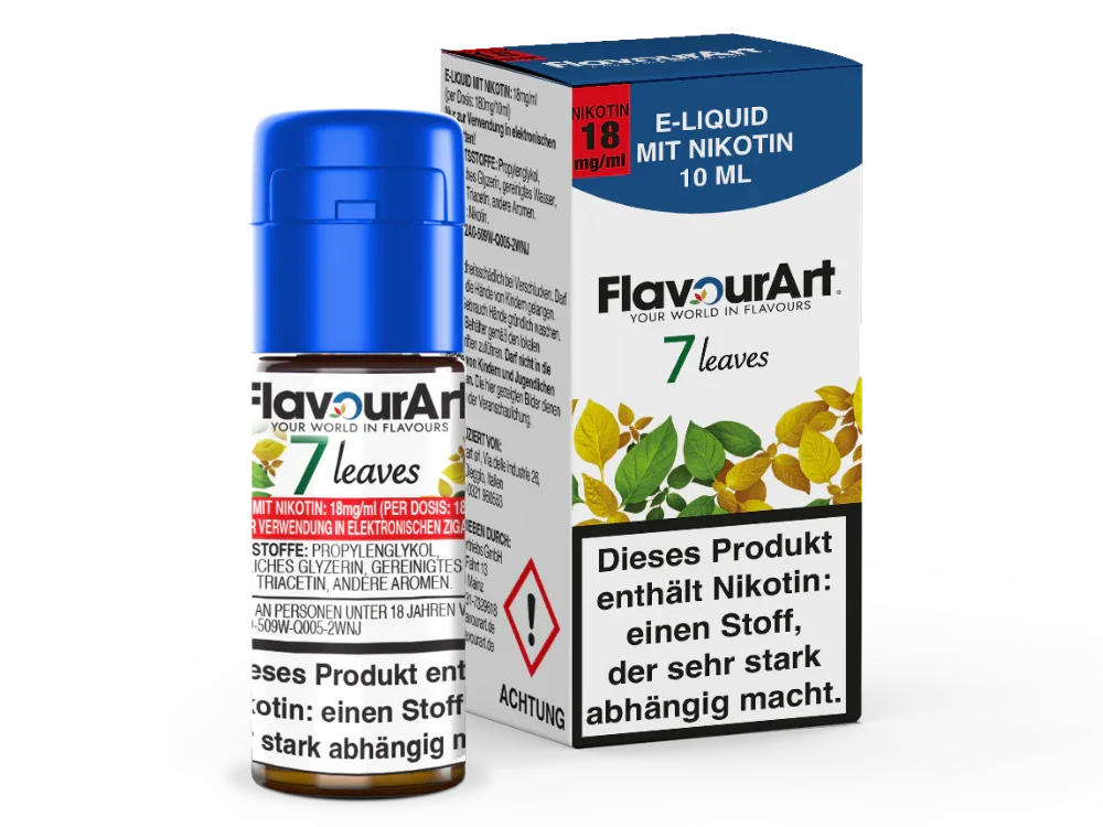 FlavourArt - E-Zigaretten Liquid - 7 Leaves - 7 Leaves / 1er Packung / 4,5 mg/ml time4smoke.de