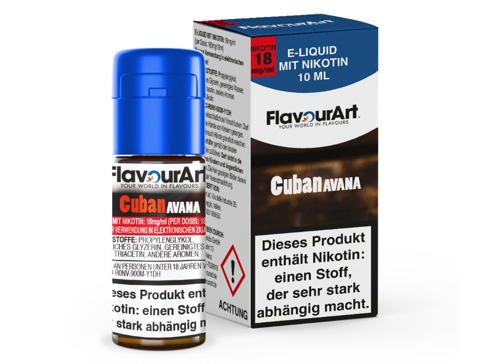 FlavourArt - E-Zigaretten Liquid - Cuban Avana