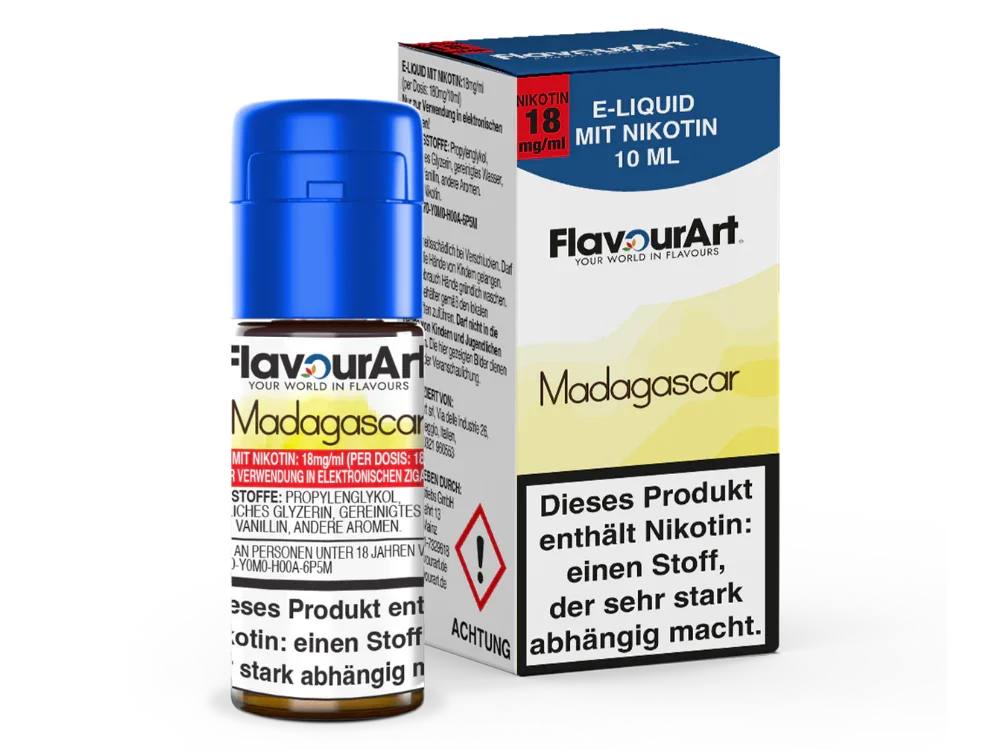 FlavourArt - E-Zigaretten Liquid - Madagascar - Madagascar / 1er Packung / 4,5 mg/ml time4smoke.de