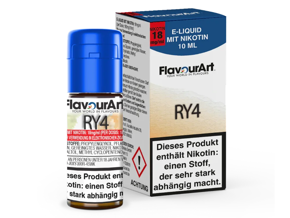 FlavourArt - E-Zigaretten Liquid - RY4 - RY4 / 1er Packung / 4,5 mg/ml time4smoke.de