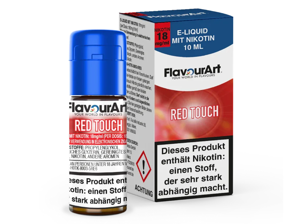 FlavourArt - E-Zigaretten Liquid - Red Touch - Red Touch / 1er Packung / 4,5 mg/ml time4smoke.de