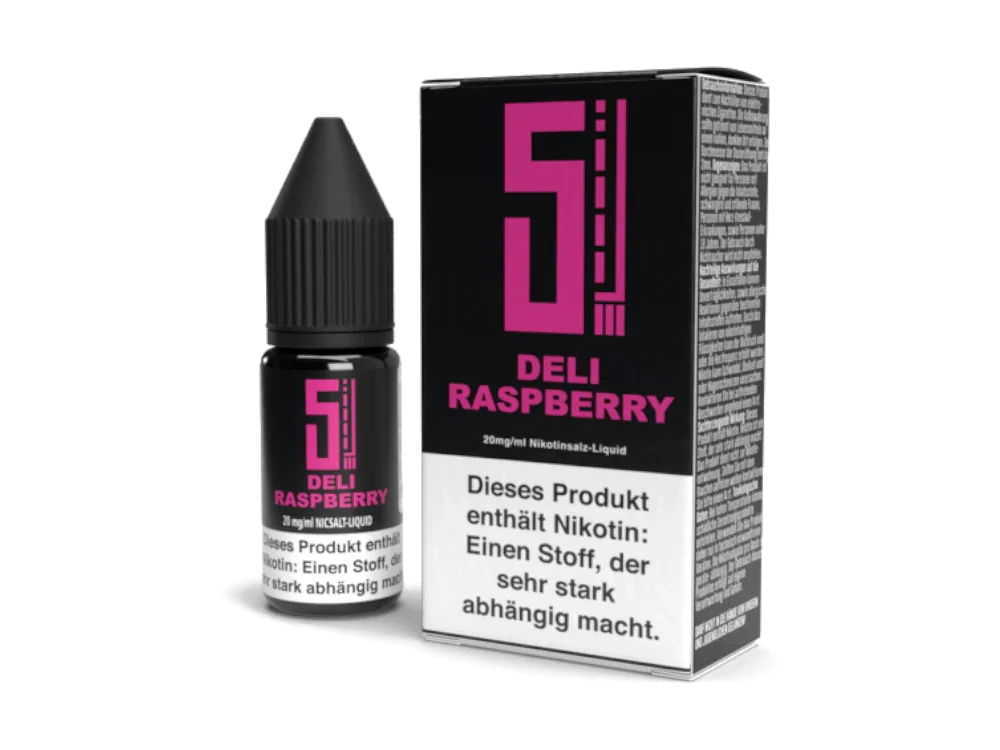 5EL - Deli Raspberry - Nikotinsalz Liquid - time4smoke