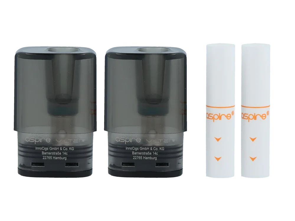 Aspire - Vilter Pod (2 ml) 0.80 / 1.00 Ohm (2 Stück) - 1er Packung / 1,0 Ohm time4smoke.de