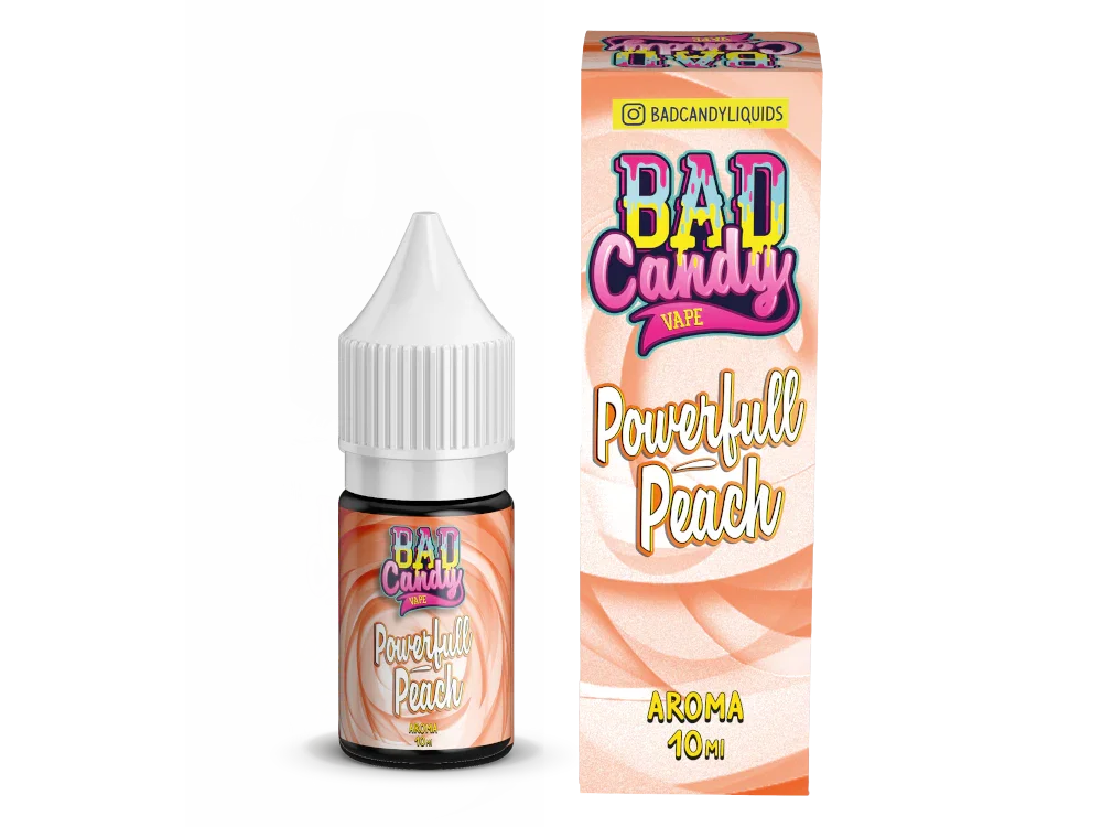 Bad Candy Liquids - Powerfull Peach - Aroma 10 ml - Powerfull Peach / 1er Packung time4smoke.de
