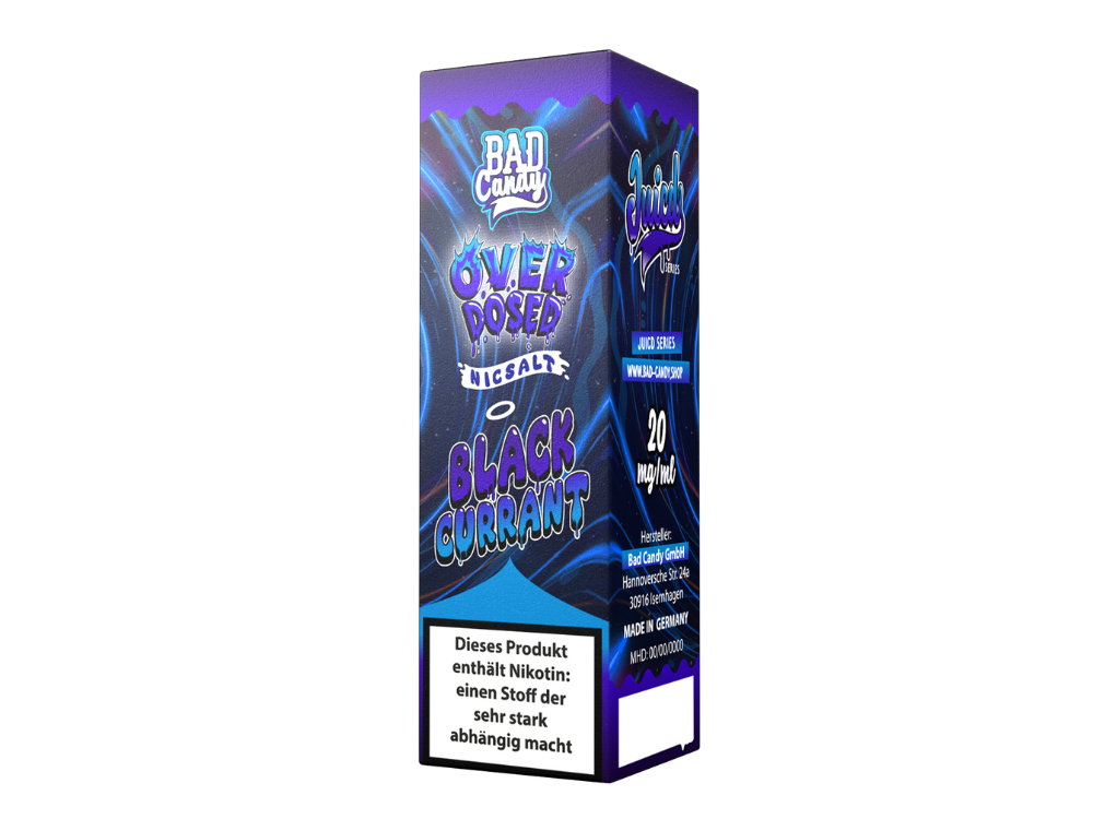 Bad Candy Liquids - Juicd - Blackcurrant - Nikotinsalz Liquid - time4smoke
