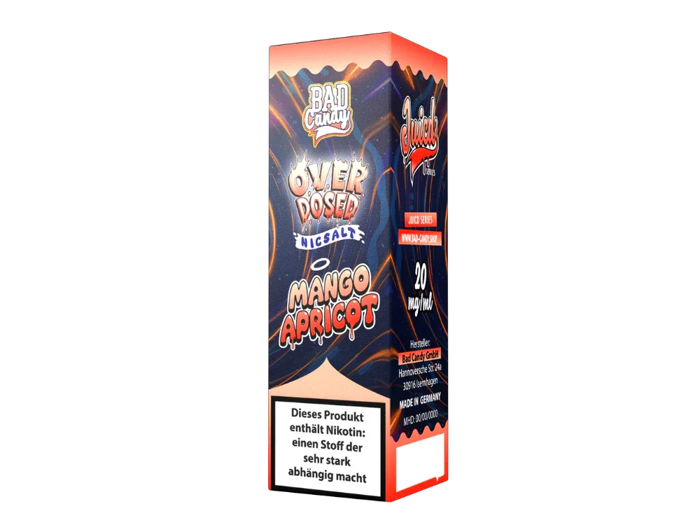 Bad Candy Liquids - Juicd - Mango Apricot - Nikotinsalz Liquid - Mango Apricot / 1er Packung / 10 mg/ml time4smoke.de