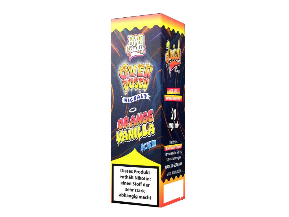 Bad Candy Liquids - Juicd - Orange Vanilla - Nikotinsalz Liquid - Orange Vanilla / 1er Packung / 10 mg/ml time4smoke.de