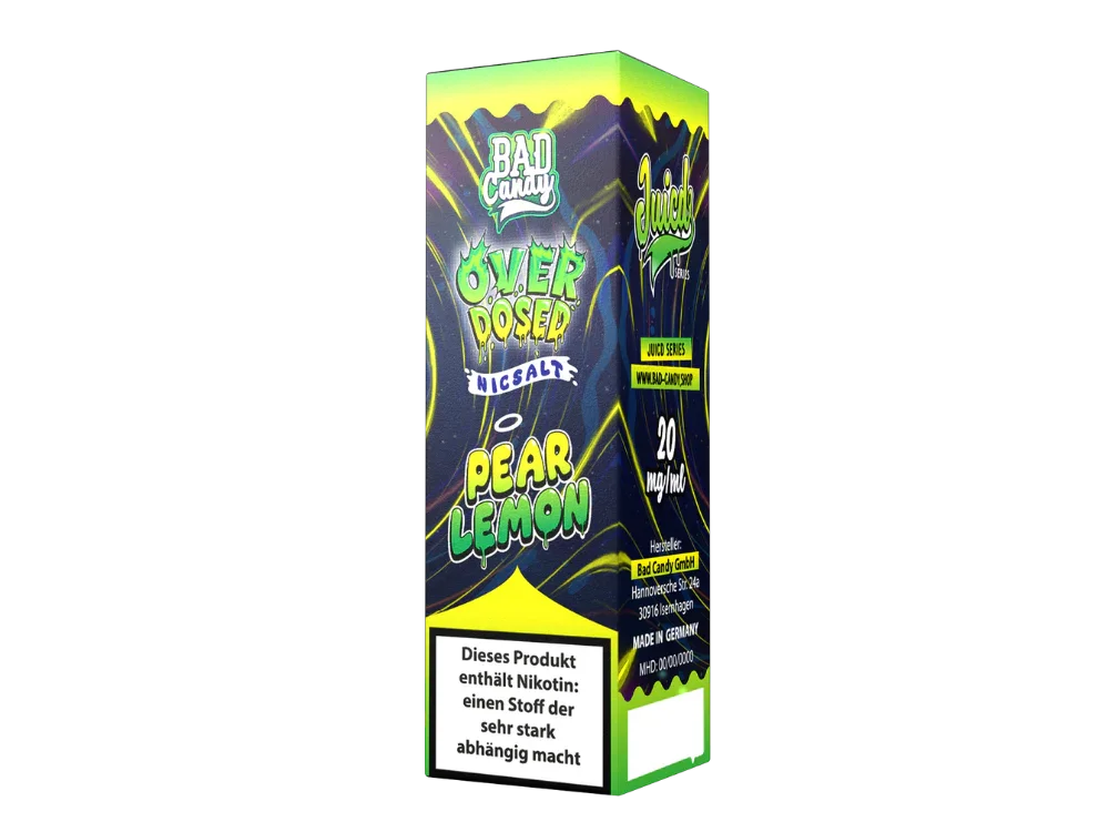 Bad Candy Liquids - Juicd - Pear Lemon - Nikotinsalz Liquid - Pear Lemon / 1er Packung / 10 mg/ml time4smoke.de