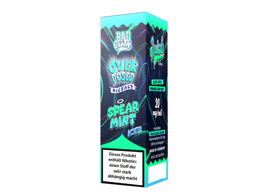 Bad Candy Liquids - Juicd - Spearmint - Nikotinsalz Liquid - time4smoke