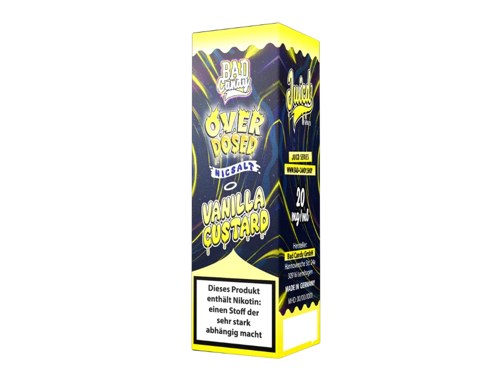Bad Candy Liquids - Juicd - Vanilla Custard - Nikotinsalz Liquid - Vanilla Custard / 1er Packung / 10 mg/ml time4smoke.de