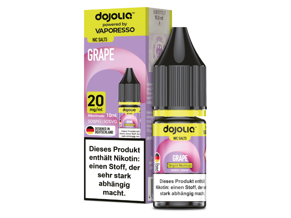 Dojoliq - Nikotinsalz Liquid - Grape - time4smoke
