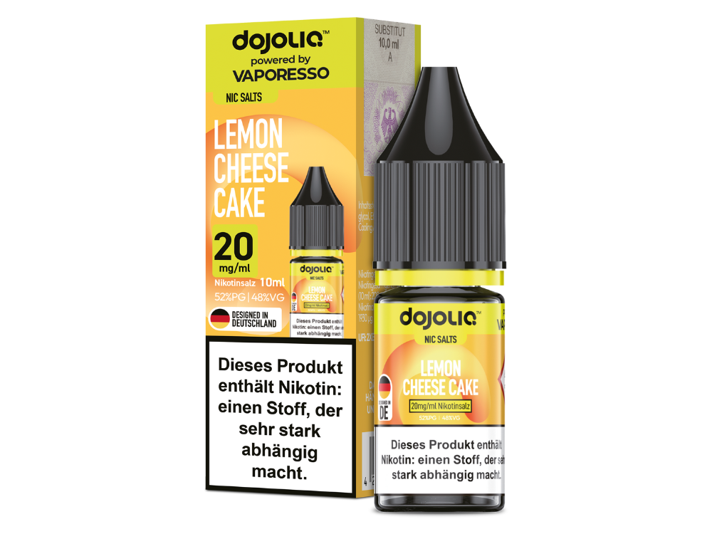 Dojoliq - Nikotinsalz Liquid - Lemon Cheese Cake - time4smoke