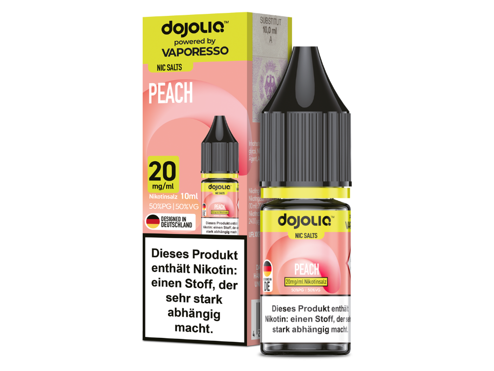 Dojoliq - Nikotinsalz Liquid - Peach - time4smoke