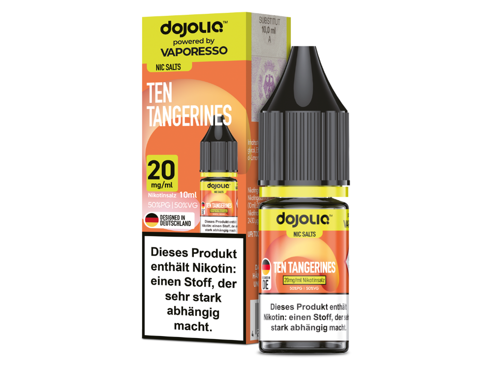 Dojoliq - Nikotinsalz Liquid - Ten Tangerines - time4smoke