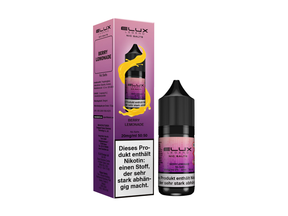 Elux - Legend - Berry Lemonade - Nikotinsalz Liquid - time4smoke