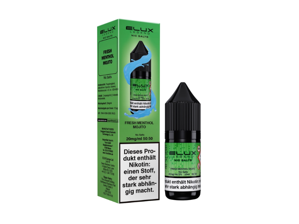 Elux - Legend - Fresh Menthol Mojito - Nikotinsalz Liquid - time4smoke