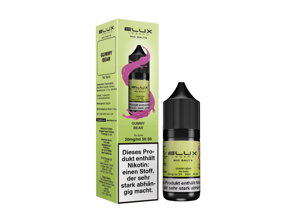 Elux - Legend - Gummy Bear - Nikotinsalz Liquid - time4smoke