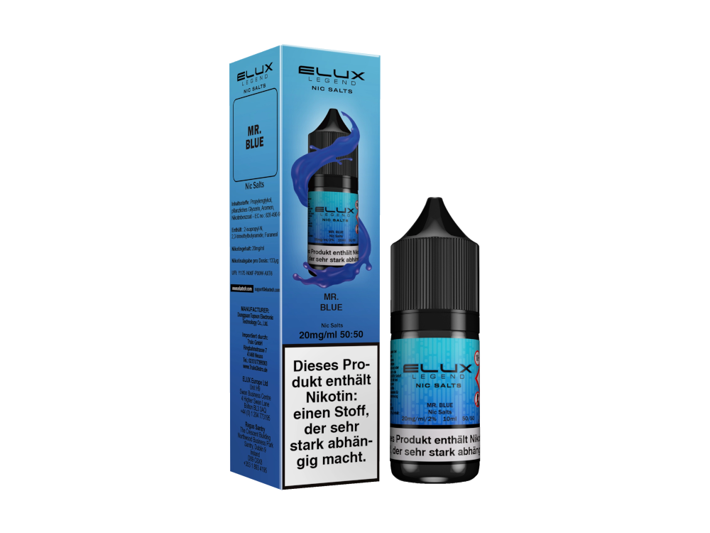Elux - Legend - Mr. Blue - Nikotinsalz Liquid - time4smoke