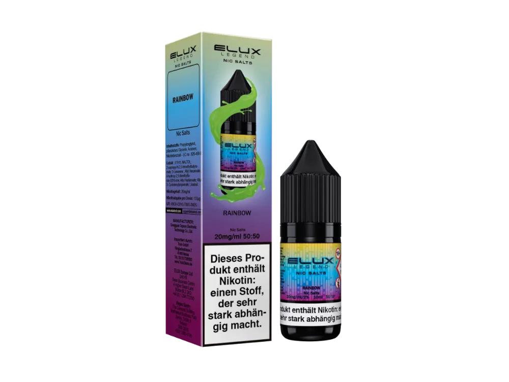 Elux - Legend - Rainbow - Nikotinsalz Liquid - Rainbow / 1er Packung / 10 mg/ml time4smoke.de