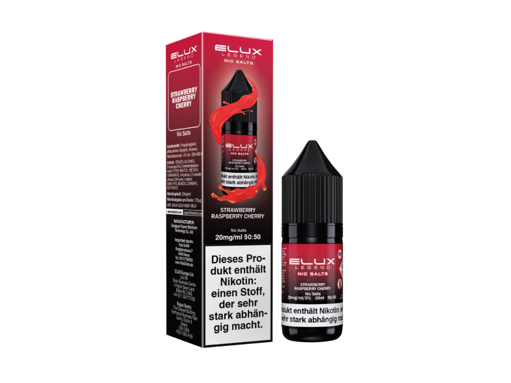 Elux - Legend - Strawberry Raspberry Cherry - Nikotinsalz Liquid - time4smoke