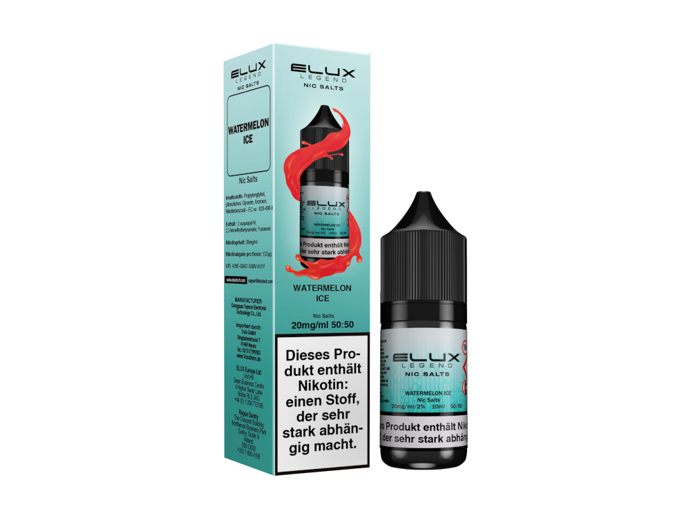 Elux - Legend - Watermelon Ice - Nikotinsalz Liquid - time4smoke