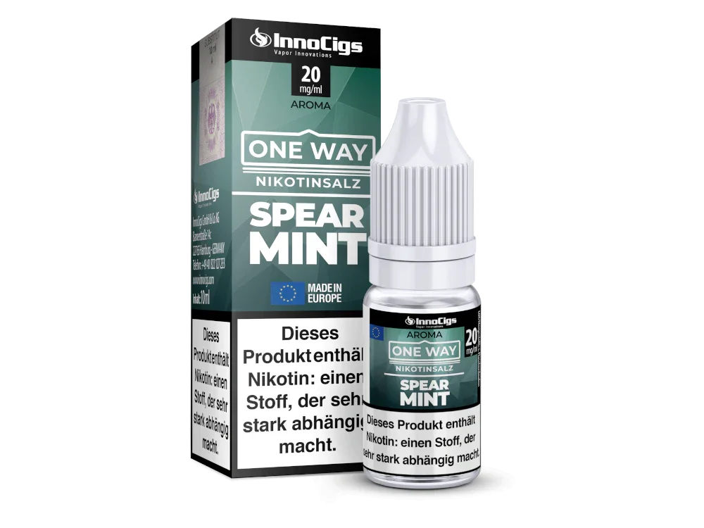 InnoCigs - One Way - Spearmint - Nikotinsalz Liquid - 1er Packung / 0 mg/ml time4smoke.de