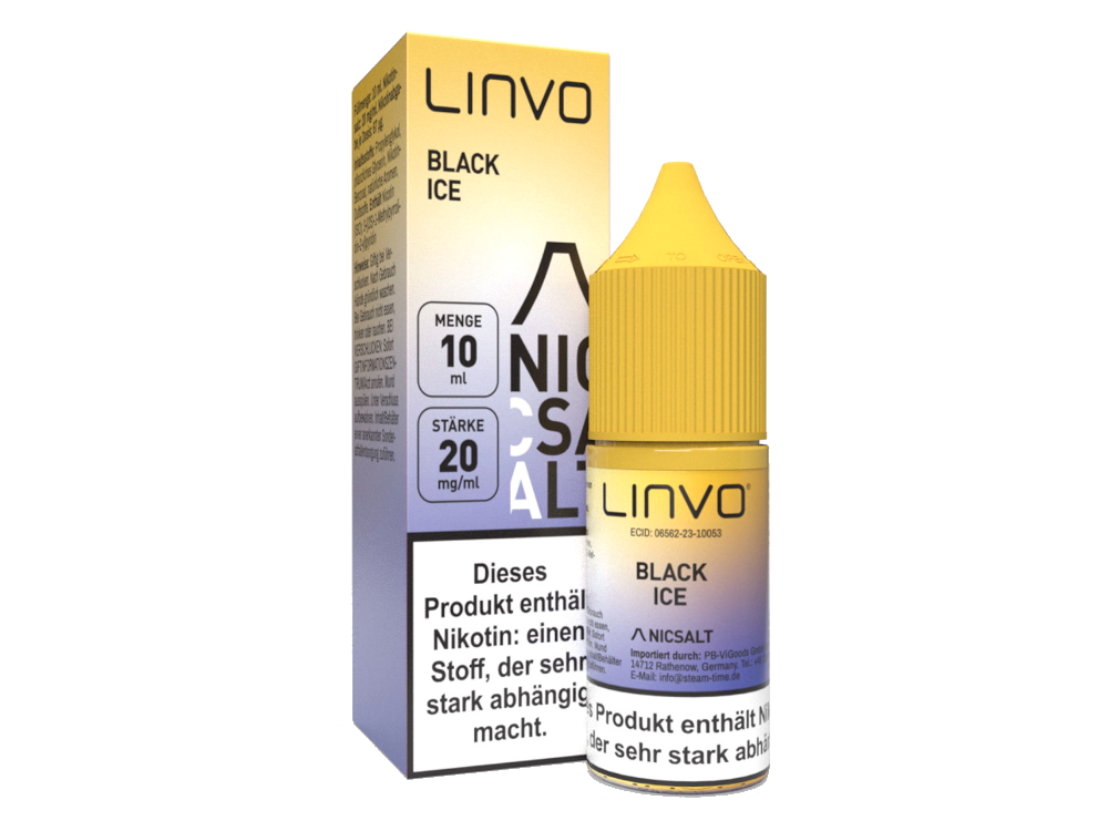 Linvo - Black Ice - Nikotinsalz Liquid - time4smoke