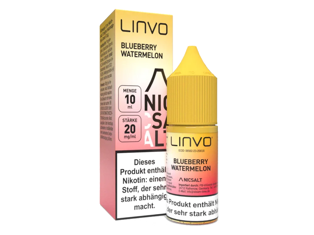 Linvo - Blueberry Watermelon - Nikotinsalz Liquid - 1er Packung / 20 mg/ml time4smoke.de