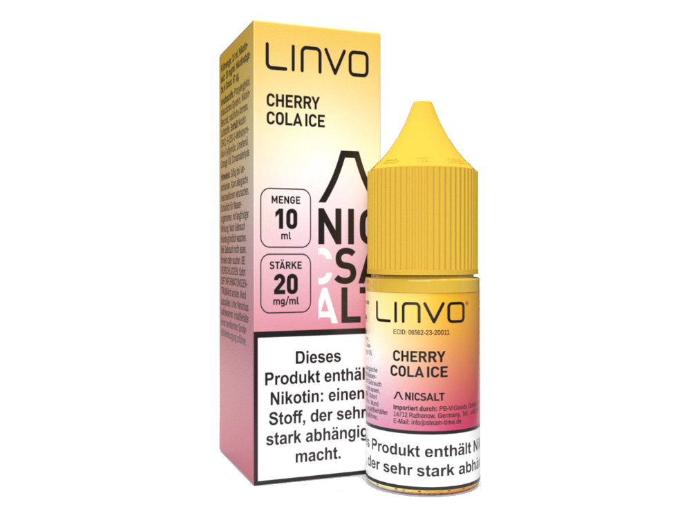 Linvo - Cherry Cola Ice - Nikotinsalz Liquid - time4smoke