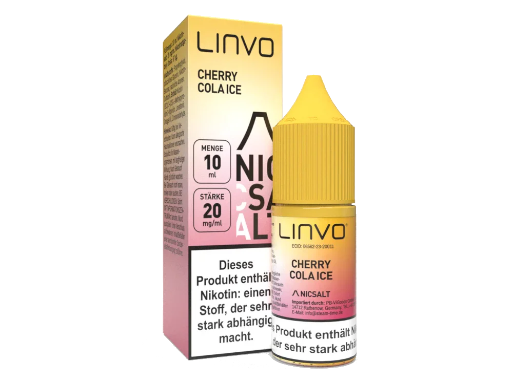 Linvo - Cherry Cola Ice - Nikotinsalz Liquid - 1er Packung / 20 mg/ml time4smoke.de
